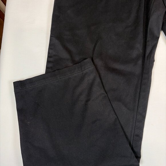 Lee Total Freedom Relaxed Fit Pants Men's 34x30 Black Cotton Blend - Picture 3 of 8